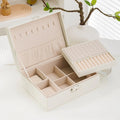 Double - layer Wooden Jewlery Box Ring Jewelry Boxes and Packaging with PU Leather Storage Organizer and - Visuel 14 | SAMAG
