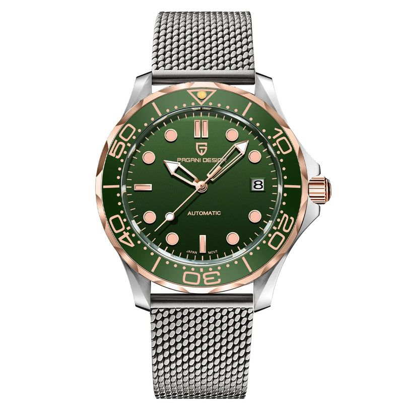 PAGANI DESIGN Men's Mechanical Watches Luxury Automatic Watch For Men Luminous Diving Steel Watch Japan NH35 Wristwatch 2023 New