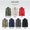 2026 Spring Summer Work and Leisure All-Match Trendy Fishing Vest Multi-Pocket Vest High-End Custom Text Logo Printed