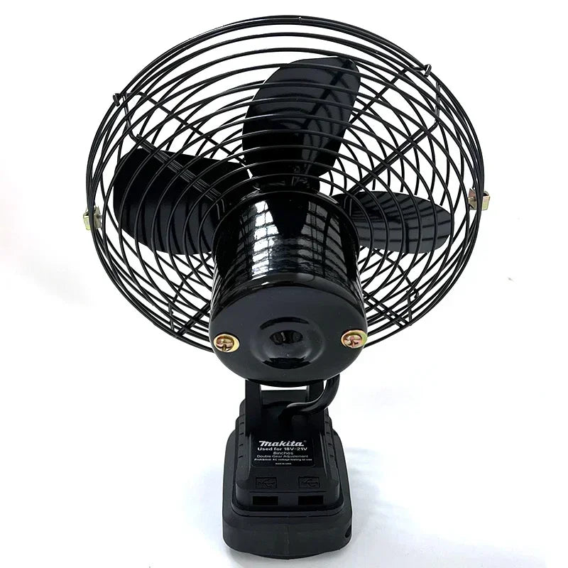 Makita 8 Inches Portable Camping Fan Wireless Outdoor Fishing Desktop Metal Strong Wind Fit 18V 20V Battery - View 6 | SAMAG