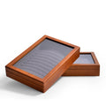Oirlv Wooden Jewelry Box Retro Jewelry Display Ring Necklace Earring Bracelet Box Multi Jewelry Storage Organizer Display Case