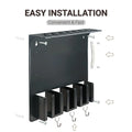 New Type Professional Wall Mount Barber Electric Clipper Holder Salon Beauty Organizer Hairdressing Styling Tools Storage Rack