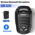 ABBREE Wireless Bluetooth Speaker Microphone Handheld Mic For Baofeng UV-28 UV-21 PRO UV-32 Quansheng UV-K6 TK11 Walkie Talkie