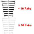 16pcs/lot Silicone Shoelaces No Tie Shoelaces 12 Colors Elastic Lace Shoelace Creative Lazy Silicone Laces Rubber Lace