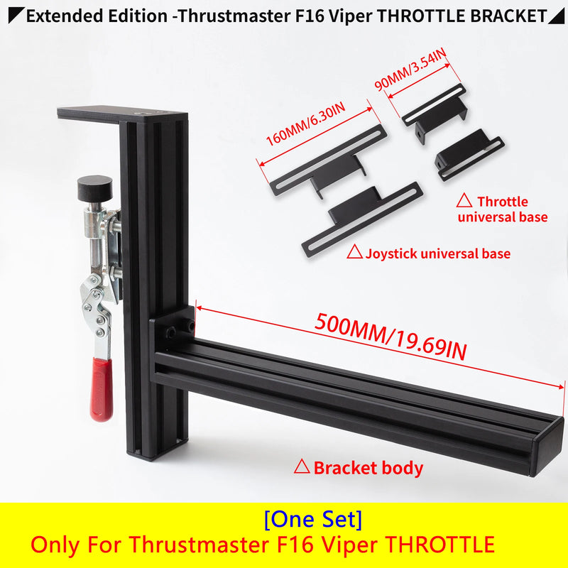 Flight Simulator Joystick THROTTLE STICK Desktop Mounting Bracket For Logitech X56 X55 X52 Thrustmaster T16000M TCA VKB WINWING