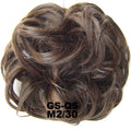 Jeedou Messy Bun Chignon Donut Hair Pad Elastic Hair Rope Rubber Band Synthetic Hairpiece Hair Accessories for Women