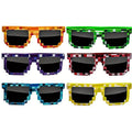 1- Pixel Sunglasses Retro Glasses Adult Boys and Girls | SAMAG