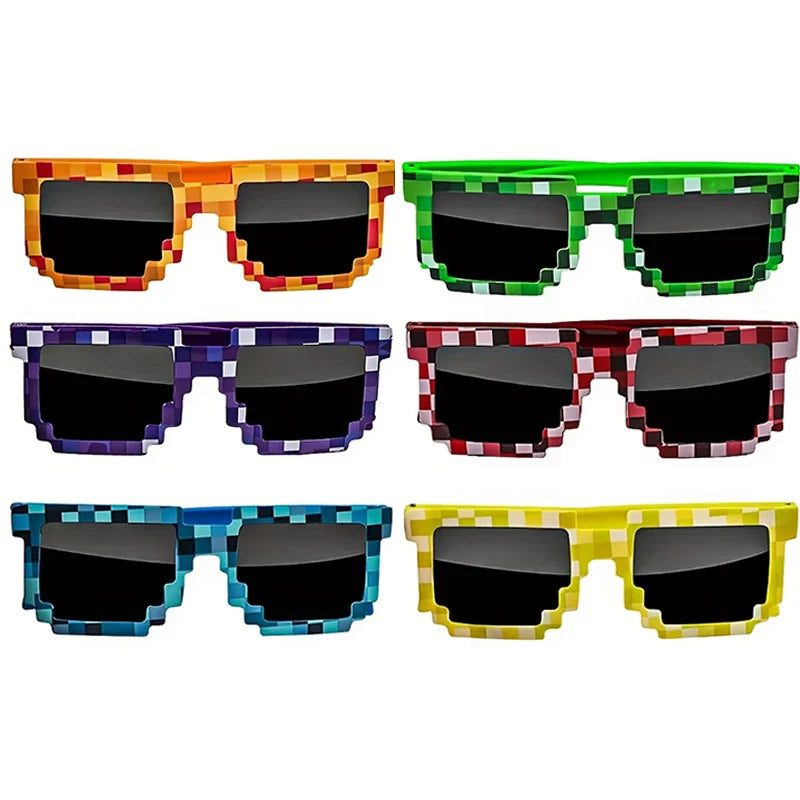 1- Pixel Sunglasses Retro Glasses Adult Boys and Girls | SAMAG