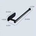 Stainless Steel Silver / Black Paper Towel Wipe Hanging Rack Can Store Cling Film Roll For The Kitchen - View 8 | SAMAG
