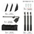 Softbox Light Photography Kit Photo 2M Tripiod for Soft Box Disc Light Led 45W Photo Studio Stand Lighting Shooting Lamp Video