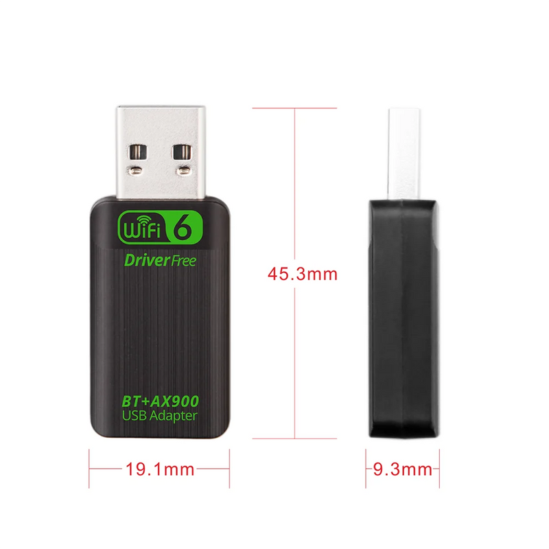 New AX900 USB WiFi 6 Bluetooth 5.4 Adapter 2in1 Dongle Dual Band 2.4G&5GHz Network Wireless Wlan Receiver - Visuel 6 | SAMAG