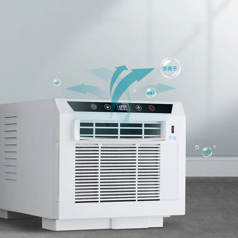 Mini Portable Mobile Cooling Air Conditioner USB Fast Charging Free Installation Remote Control Timing For Home Office Outdoor