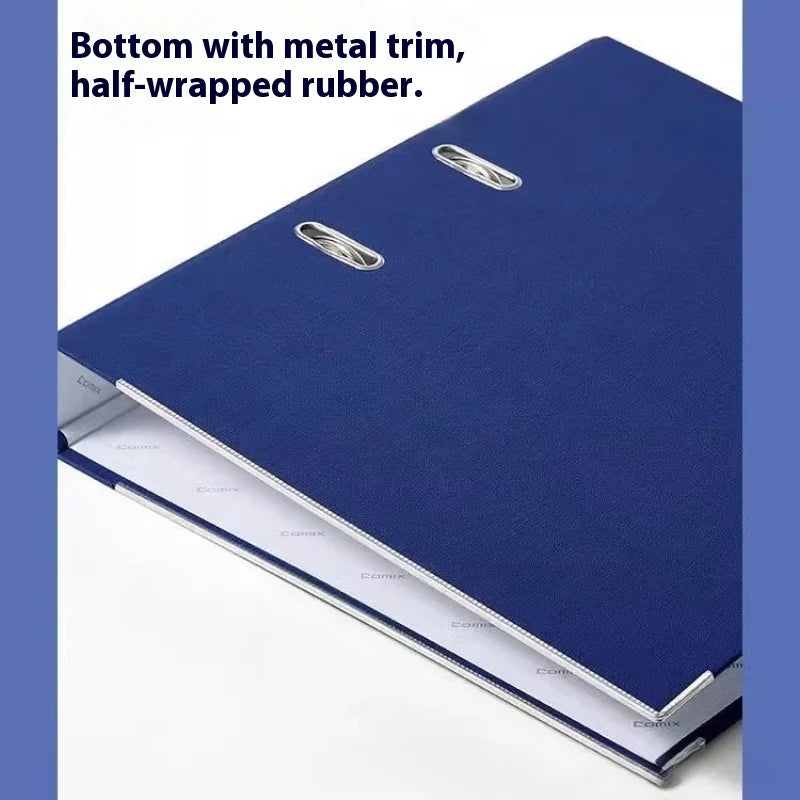 Lever Arch File A4 Folder Perforated Loose-leaf Folder Loose-leaf Book Data Book Double Hole Thickened Binders Desktop Organizer