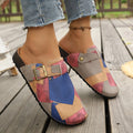 Spring/ Autumn Elegant Color Blocked Street Casual Mueller Shoes Fashionable Hot Selling New Comfortable Plus Size Women's Shoes