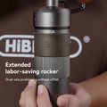 HiBREW Manual Coffee Grinder Aluminum Conical Burr Capacity 22g Hand Coffee Grinder with 11 Levels Adjustable Setting Pour Over