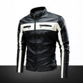 2026 Men Autumn Jacket Bomber Biker Zipper Motorcycle Faux Fur Coat Male Fleece Pilot Vintage Black Red Brown PU Leather Jacket