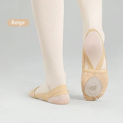 Demi-Pointe Ballet Shoes Split-Sole | Adult & Child Dance Slippers for Gymnastics | Professional Flex Sole Non-Slip