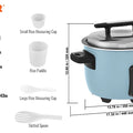 SucceBuy 8L 10L 13L Commercial Rice Cooker with Aluminium Nonstick Inner Pot 24-Hour Keep Warm for Restaurant Buffet
