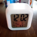 Alarm Clock with 7 Color Changing Night Light, Digital Kid Alarm Clocks with Snooze, Wake Up Digital Clock , Temperature