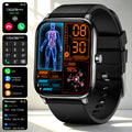 New Men woman Smart Watch 1.83" HD Screen Health Monitor wireless Call Sports Fitness tracking SmartWatches IP68 Waterproof