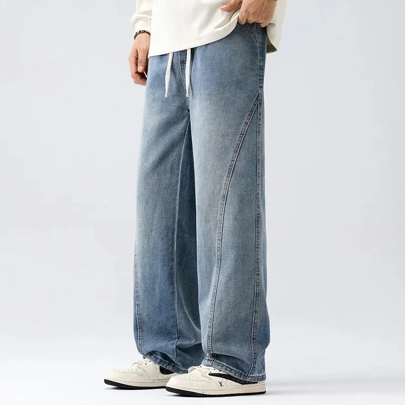 Loose Casual Men's Jeans Straight Leg American Style | SAMAG