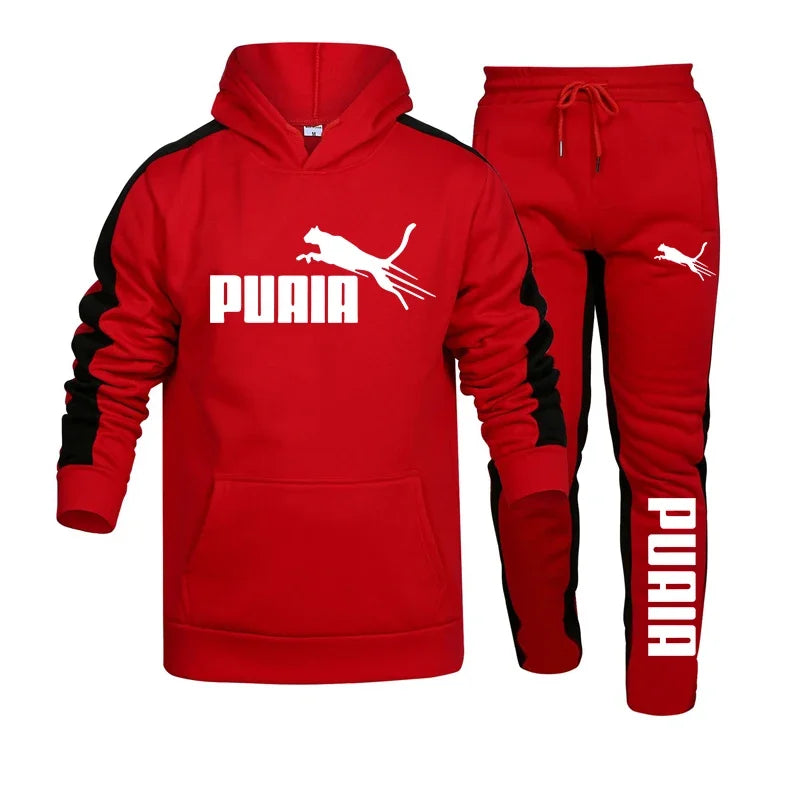 Fashion Men's Hoodies Set Daily Casual Sports Hooded | SAMAG