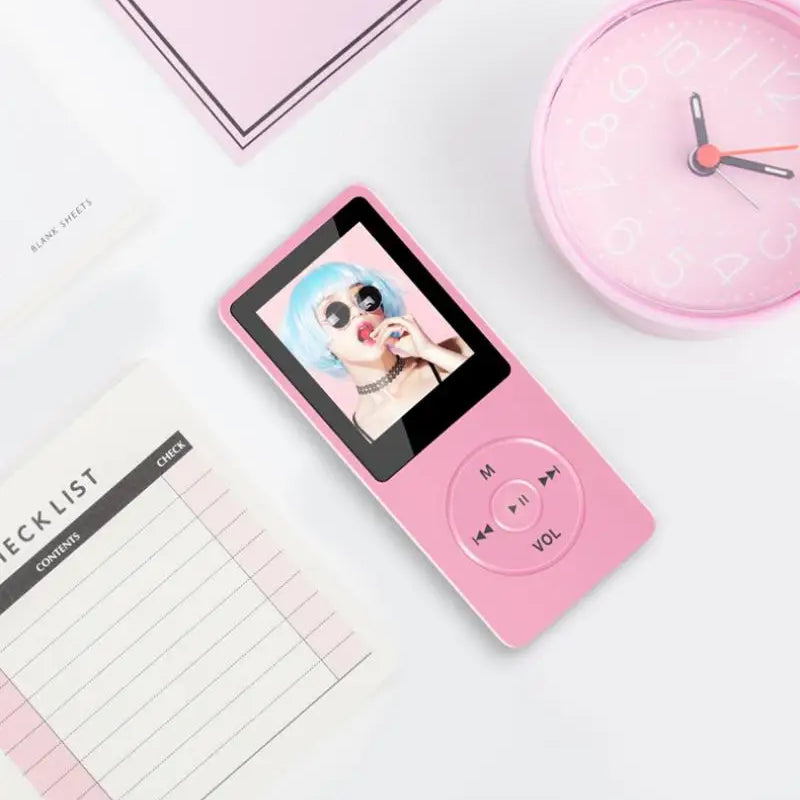 Portable MP3 Player USB Charging Record Digital Display Screen Media Lossless Portable Pocket Sports Running Walking Music Play