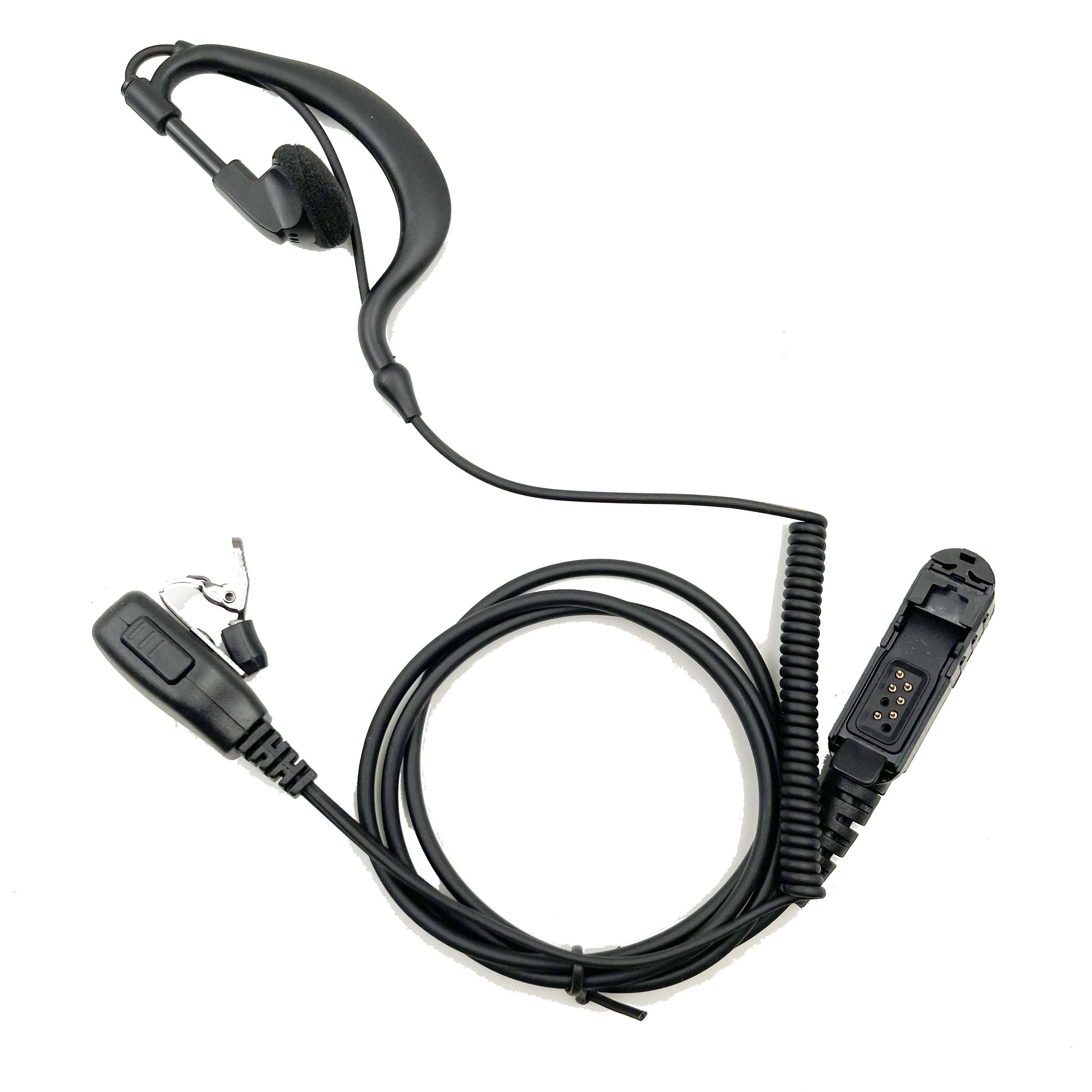 Earpiece Mic Headset For Motorola DP3000e DP3441 DP3441e DP3661 DP3661E XiRE8600 E8608 8628 8628i MTP3550 Walkie Talkie Earphone