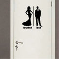 Waterproof Bathroom Home Art Door Decor Removable Wall Sticker Vinyl Poster Toilet Decals Fashion High Quality