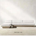 Japanese Style Waterproof and Sunscreen Garden Sofa, Minimalist Designer, Modern Garden Sofa, Artistic Outdoor Furniture, Divano