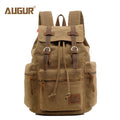 AUGUR New fashion men's backpack vintage canvas backpack school bag men's travel bags large capacity travel laptop retro bag