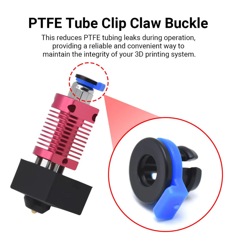 3D Printer Parts  PC4-01 PC4-M6 Pneumatic Connectors Collet Clips for Hotend Extruder Bowden PTFE Tube Fittings 1.75mm Filament