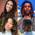 Afro Kinky Bulk Human Hair 50 Gram 100 Real Remy Mini Twist Dreadlock Natural Black Unprocessed Soft Texture Pre Stretched