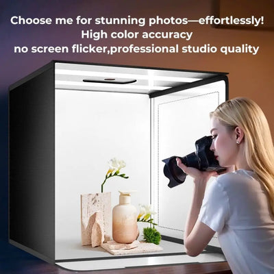 45/65cm Studio LED Light Box with Background Ring Board | SAMAG