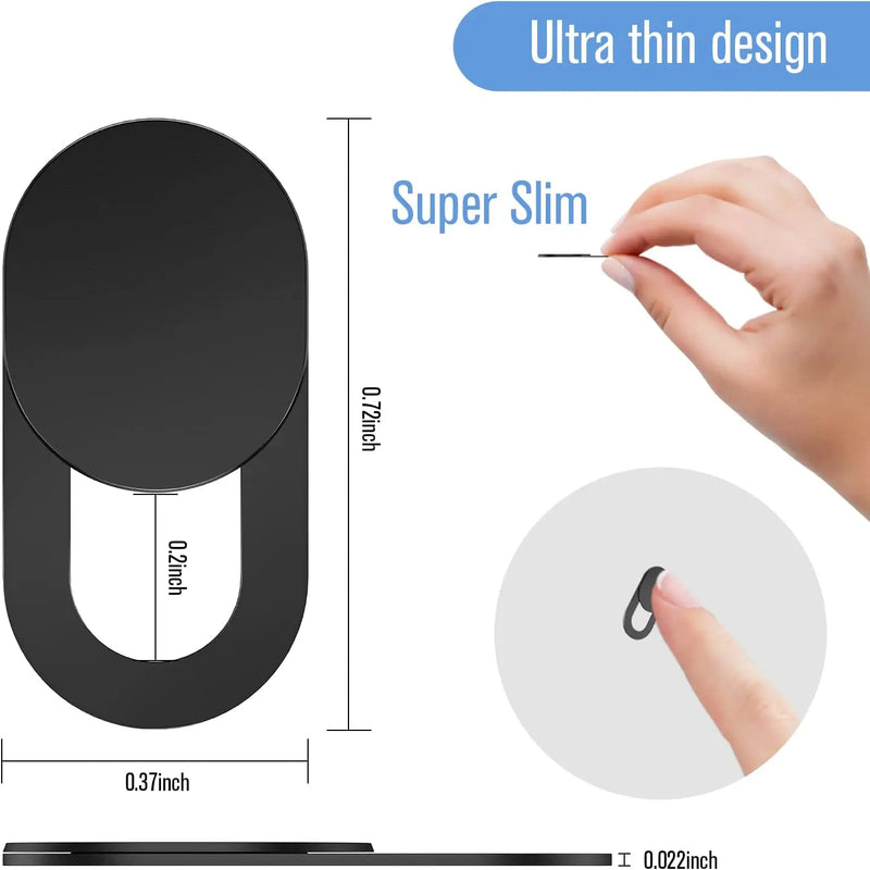 Plastic Camera Cover Shutter Magnet Slider Webcam Cover for IPad Tablet Web Laptop Pc Camera Mobile Phone Lenses Privacy Sticker