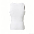 Men Shapewear Vest Triangle Mesh Chest Breathable Compression Tank Top Summer Slim Fit Body Shaper Sports Casual Daily Undershir