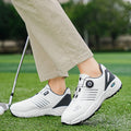 A Pair of Men's Fashionable, Versatile, Breathable, Comfortable, Soft-Soled, Lightweight Golf Shoes