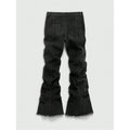 Men's Jeans Fashion High Waist Ripped Skinny Bootcut Man | SAMAG