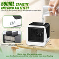 Portable Air Conditioners, USB Personal Mini Air Conditioner with 3-Speed, Evaporative Air Cooler with Touch Screen, Portable Ac Unit Fan for Room, Tent, Bedroom, Car, RV, And Camping