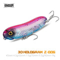 Kingdom Topwater Fishing Lure Z-Dog 3D Hologram 4.5g 7.5g | SAMAG
