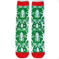 2025 New Men Christmas Socks New Year Funny Snowflake Beer Santa Claus Elk Snow Cotton Happy Socks Men Cartoon Women Sokken