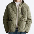 MAMELICCE Original design Stitching contrast turn down collar jacket simple loose cotton jackets tops