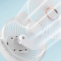 New 3 in 1 Portable Mini Clip Fan Rechargeable Air Circulator Wireless Electric Fan With Led Light Clip-on Home handheld Fan