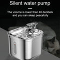Stainless Steel Automatic Pet Water Dispenser Cat Drinking Fountain With Sensor Filter Cats Dog Ultra Quiet Pump Water Foutain