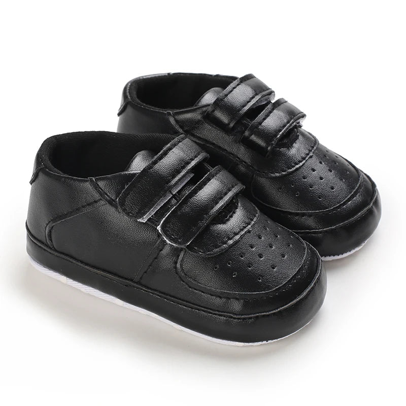 0-18M Classic Fashion Infant Casual Sneakers Soft Sole Baptism Comfortable First Walking Shoes For Baby Boys Girls