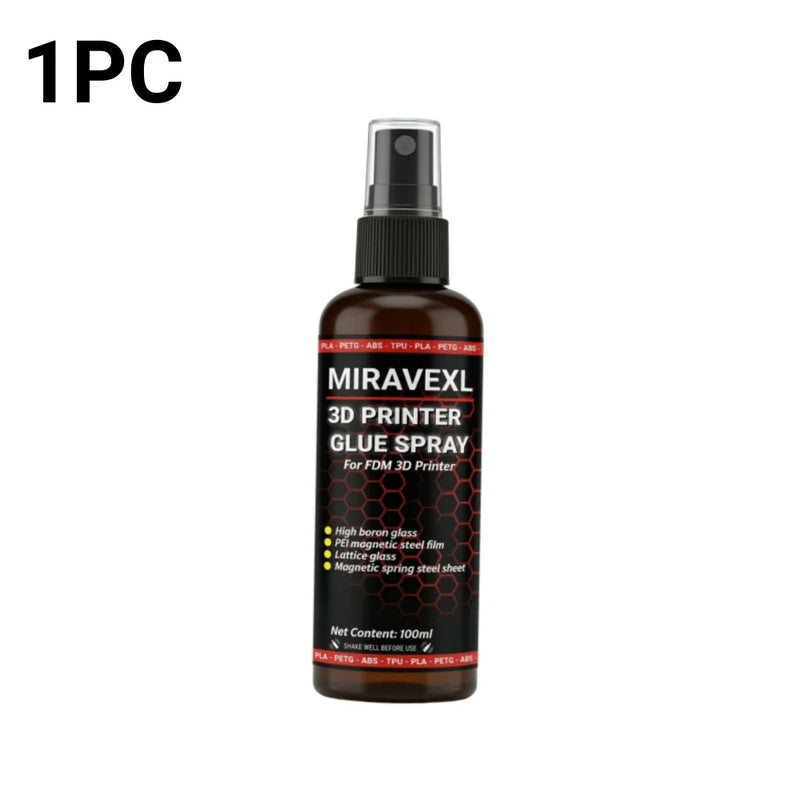 3D Printer Bed Adhesive Spray Strong Glue Anti-Warping Reduces Lift PLA ABS PETG TPU Filament Build Plate Printing Accessories