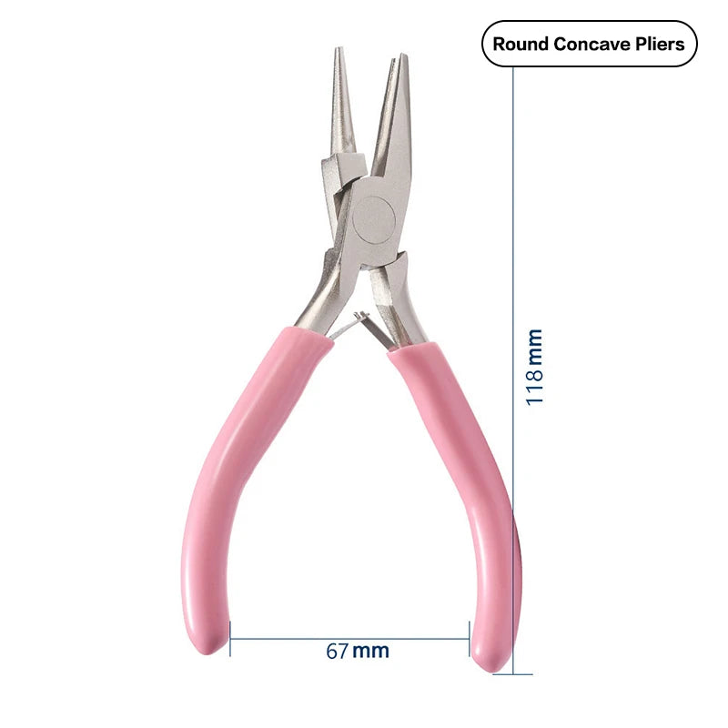 Jewelry Crimping Pliers For Making Tips Tool Tweezers Crimp Nose Pliers Jump Rings & Split Rings Double Rings Diy Accessories