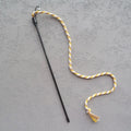 3PCS Cotton Rope Cat Wand Toys Cat Stick Toys Interactive Cat Toy Kitten Playing Teaser Wand Toy Cat Supplies Accessories