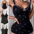 Women's One-Piece Sleeveless Pajama Jumpsuit, Suitable | SAMAG