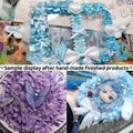 67 pieces of colorful accessory set, pink lace material set, fan manual DIY accessories, painful package, beautiful